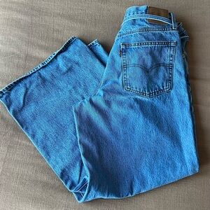 100% Cotton Levi's Women's XL Straight Tie Waist Jeans